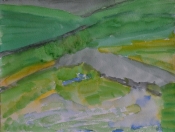 Sumpfwiese 2013  - Aquarell