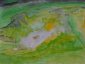 Teich  Aquarell