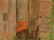 Hausfasade 2014 Aquarell